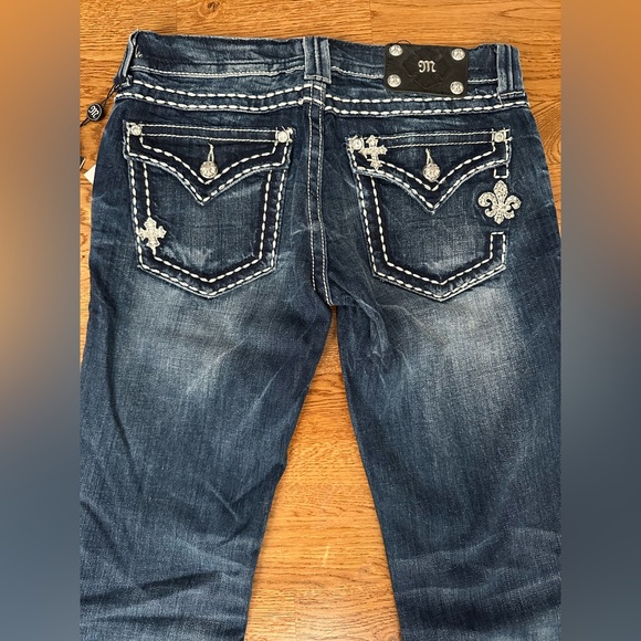 NWT Miss Me Jeans Boot Stretch Jean Mid Rise Size 29 - Picture 8 of 10